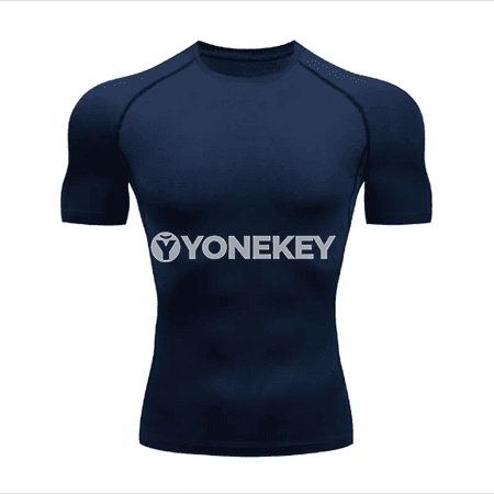 Erkekler üçin ýeňsiz sport maýkasy, çalt guradyjy fitnes futbolkasy