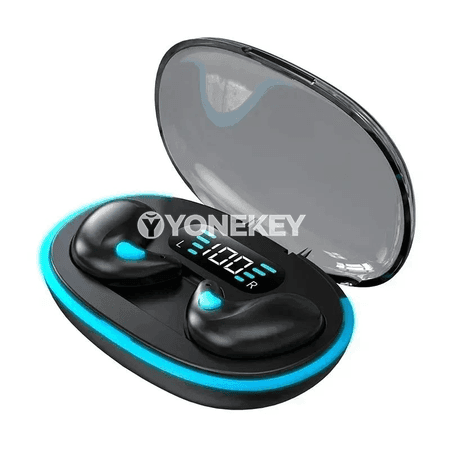 X55 TWS simsiz Bluetooth nauşnikler, suw geçirmeýän, mini aýakgaply