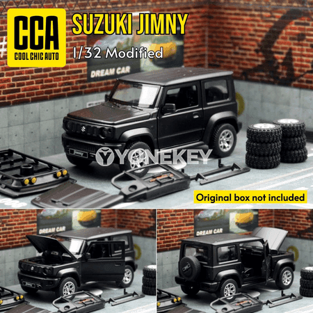 Suzuki Jimny 1:32 diecast metall SUV modeli, gyzykly kolleksiýa