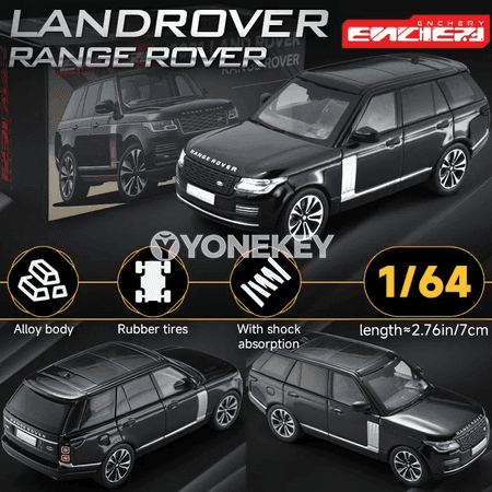 Land Rover Range Sport 1:64 metal awtoulag modeli, kolleksiýa üçin