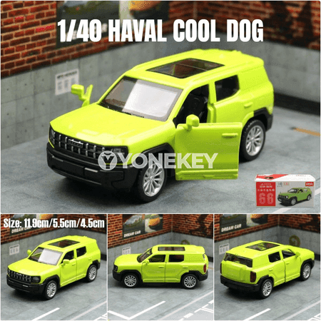 Haval Cool Dog 1:40 metal model SUV, yzyna çekilýän oýunjak awtoulag