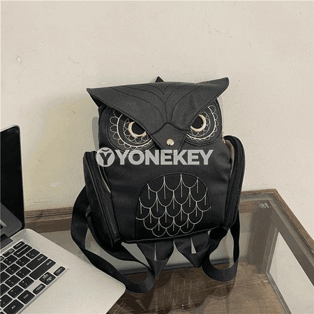 Zenanlar üçin owl görnüşli moda рюкзак sumkasy, syýahat üçin