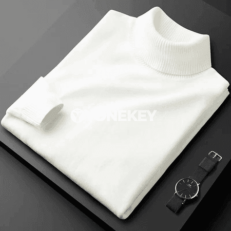 Erkekler üçin ýyly örme turtlenek switer, güýz-gyş üçin