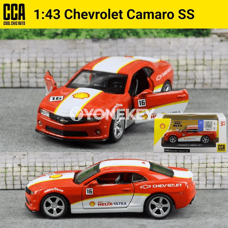 1:43 Chevrolet Camaro SS metal model awtoulagy, kolleksiýa sowgady