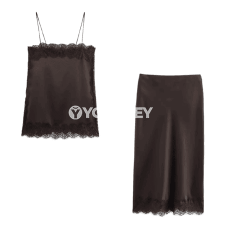 Zenanlar üçin ýylylyk lyakymly 2 bölekli vintage set