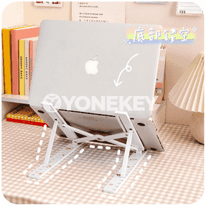 Notebook üçin stikerli goýulýan stol esbap 