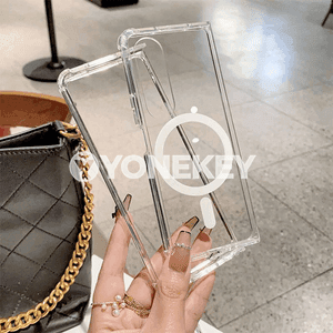 Samsung Z Flip modelli telefonlar üçin akril magnitli ykjam çehollar. 
