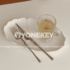 Koreý stilindäki keramika tarelka 