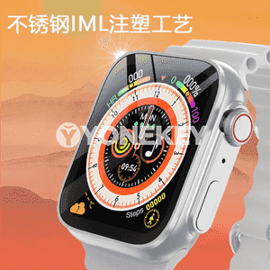 Apple watch8 oglanlar we gyzlar üçin Bluetooth goşar sagat.