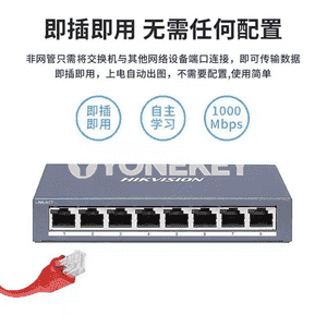 Hikvision poe kommutator port