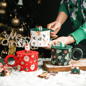 Christmas sowgatlyk bokallary