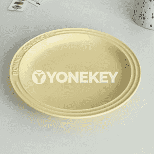 Aşhanada ulanmak üçin plastmas tarelka 