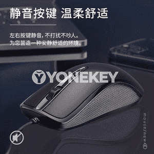 Kompýuterler üçin USB sessiz syçanjygy.