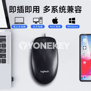 Kompýuterler üçin M91P syçanjyk.Logitech simli syçanyň çydamly USB ofis iş stoly kompýuter Xiaomi Dell Lenovo notebook uniwersal syçanjygy