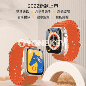 Apple watch8 oglanlar we gyzlar üçin Bluetooth goşar sagat.