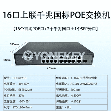 10 portly doly gigabit POE  kommutator