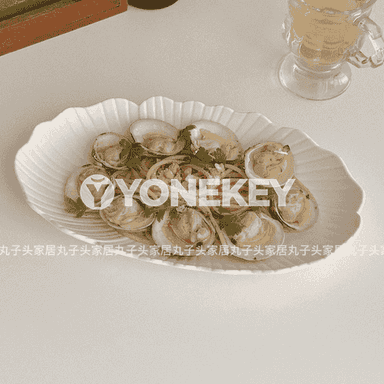 Koreý stilindäki keramika tarelka 