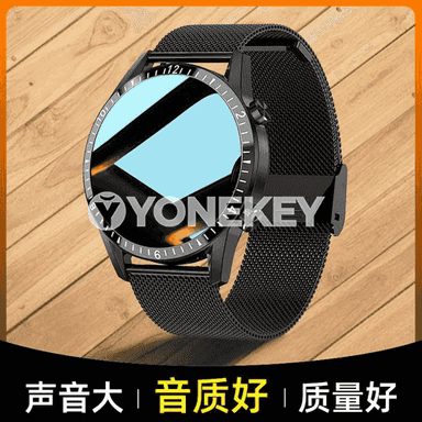 Erkekler üçin bluetooth goşar sagat.