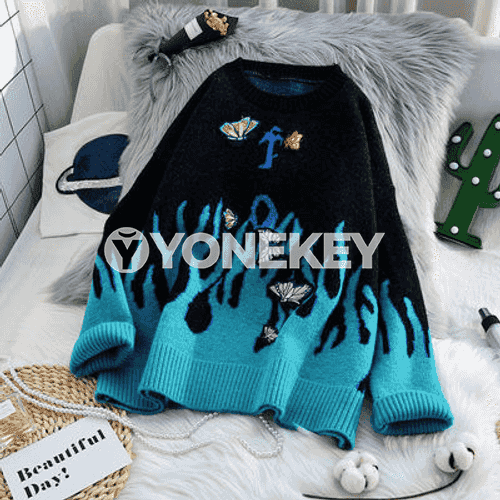 Gyzlar üçin täze dizaýnda switer