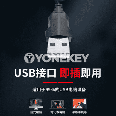Kompýuterler üçin USB simli syçanjyklar.