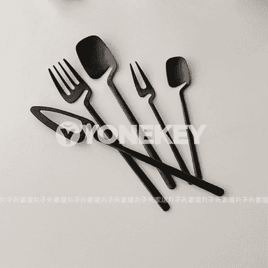 Koreý stilindäki çemçe-pyçak 
