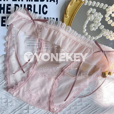 набор из 6 трусиков в нежно-розовой гамме