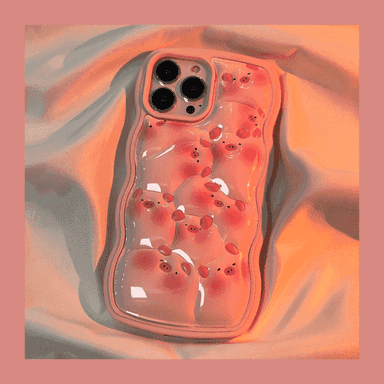 "Pink piggy" brendli iPhone modelli telefonlar üçin niýetlenen çehol.