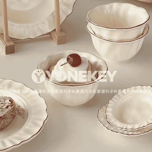 Koreý stilindäki owadan tarelkalar 