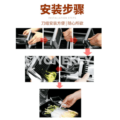 “Yuanfang” el bilen gowurmak üçin kesýän maşyn