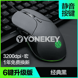 Kompýuterler üçin sessiz simli syçanjyk.