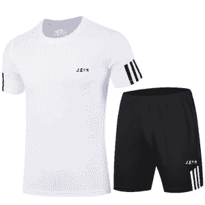Erkekler üçin komplekt futbolka+şortik