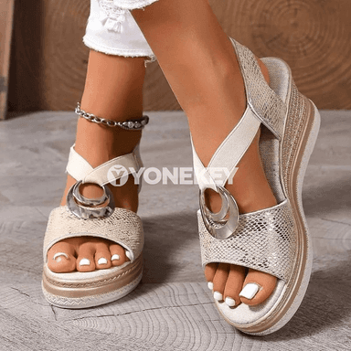 Aýallar üçin tomus platformaly köwüşler, döwrebap sandal, 36-42 ölçeg
