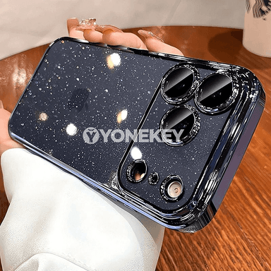 iPhone 11-17 üçin parlak translýuçar goragly gapak