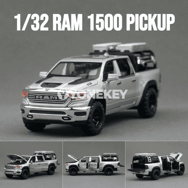 Dodge RAM 1500 1:32 pull-back metall model awtoulag