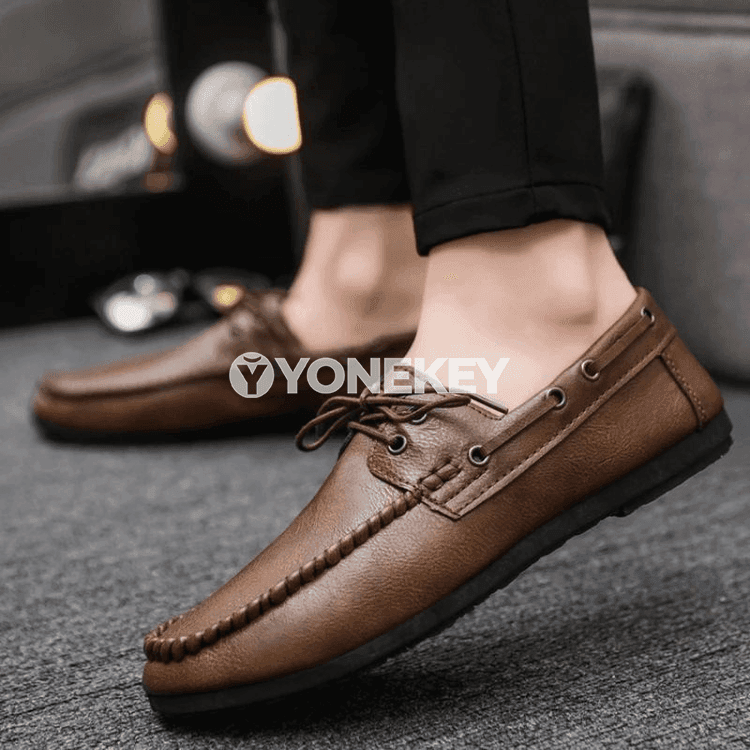 Erkekler üçin tomusky klassik loafers aýakgaplary, ýumşak tabanly