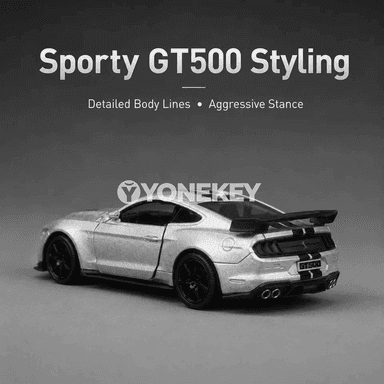 1:38 Ford Mustang Shelby GT500 model maşyny, kolleksiýa üçin