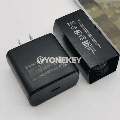 Samsung 45W Super Fast Type-C zarýad beriji, US Plug, kabel bilen