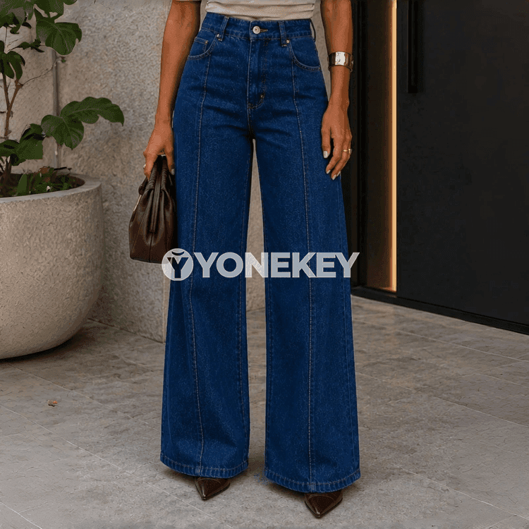 Zenanlar üçin giň balakli denim jinsiler, Y2K stil