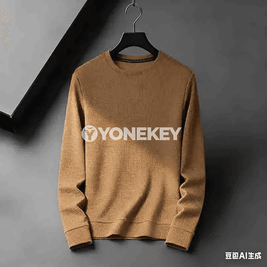 Erkekler üçin ýumşak we dem alýan esasy switer, uzyn ýeňli, rahat stil
