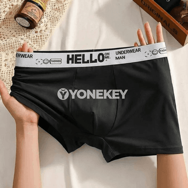 Erkekler üçin ýeňil we dem alýan boxer içki balak, 1 bölek