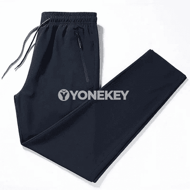 Erkekler üçin giň göwürjejli elastik billi gönülegel balaklar, 4XL-5XL