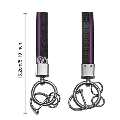 BMW üçin silikon açar gapjagy, keychain bilen