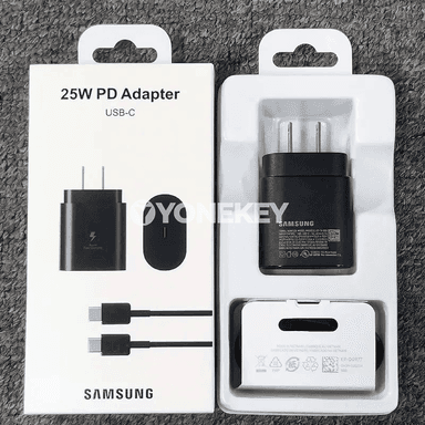 Samsung Galaxy A/S seriýasy üçin 25W US çalt zarýad beriji adapter