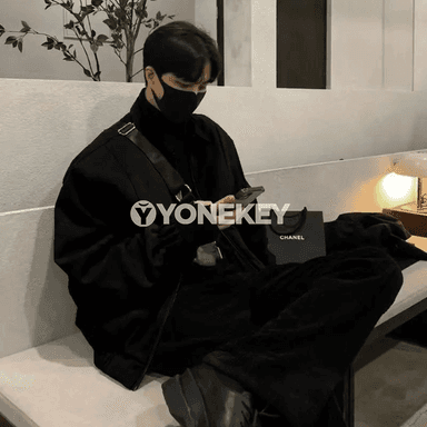 Erkekler üçin ýeňil ýaz-küz jaketi, döwrebap köçe stili