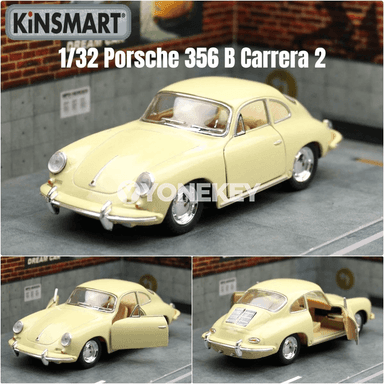 Porsche 356 B Carrera 2 metal model awtoulag, 1:32, klassiki