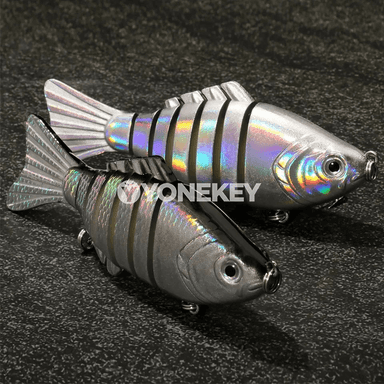 3 sanylyk swimbait balyk ýesirgi toplumy, 18g, 10 sm, gutyly