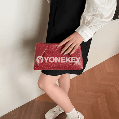 Uly kuwwatly zenan egin sumkasy, örme clutch, retro telefon jübüli