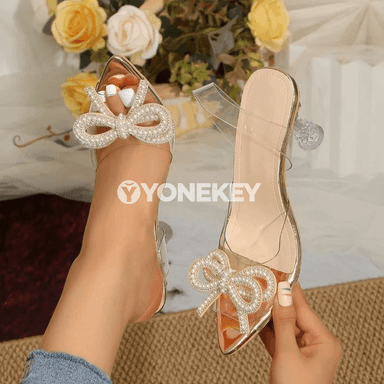 Zenanlar üçin rhinestone bezegli inçe ökjelik sandal