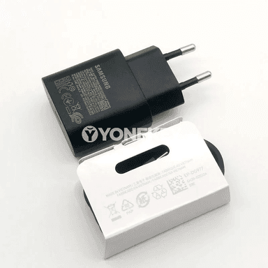 Samsung 25W çalt zarýad beriji adapter, Type-C kabel bilen