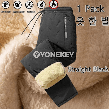 Erkekler üçin gyş ýyly fleece balaklar, suw geçirmeýän we ýel geçirmeýän